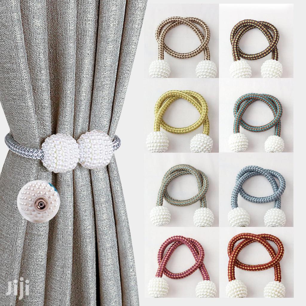 Magnetic Curtain Clip Bead Curtain Tie back Hanging Ball Curtain - (Random Color)