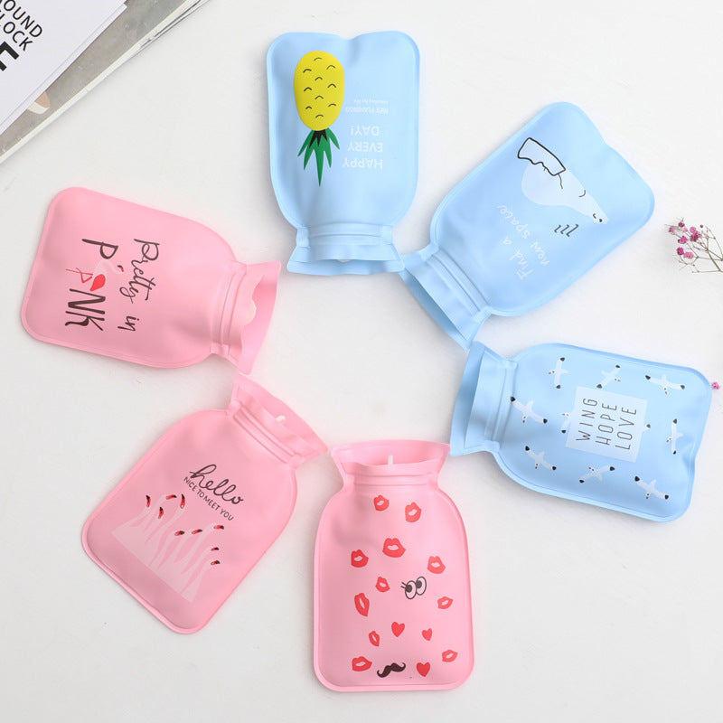 Hot Water Bottle Cute Plants Animals Hot Water Sack Winter Water Bag (Random Color &amp; Design)