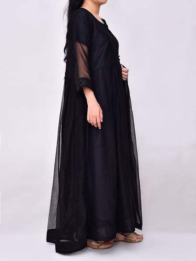 3 Pcs Beautiful Shafoon Maxi Suit for women and young girls