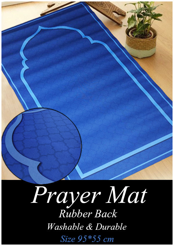 Travel Prayer Mat janamaz traditional Saudi Style Prayer Rug Prayer Mat, Washable &amp; durable for traveling