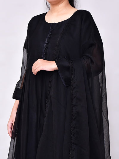 3 Pcs Beautiful Shafoon Maxi Suit for women and young girls