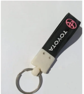 KEY RING RUBBER WITH TOYOTA LOGO - Bike Key chain