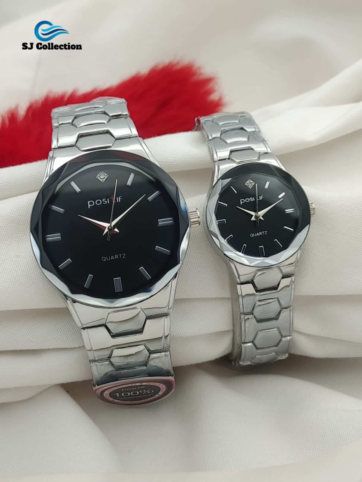 Positif Chain Pair Watch With Normal Box