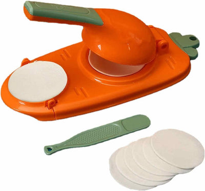 2in1 Plastic Dumpling Wrapper Maker Manual Dumpling Skin Press Mold Easy Hand-made Dough Presser Machine
