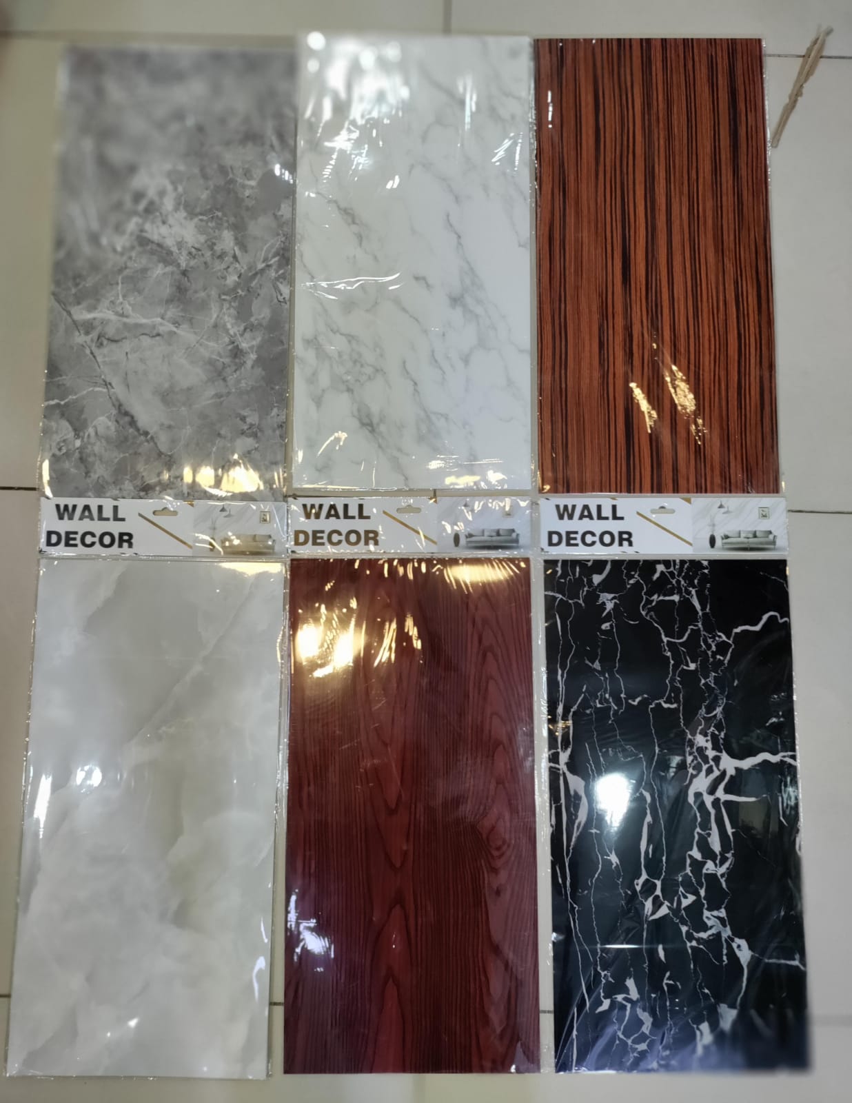 Marble Grain 3D Wall Sticker Floor Sticker