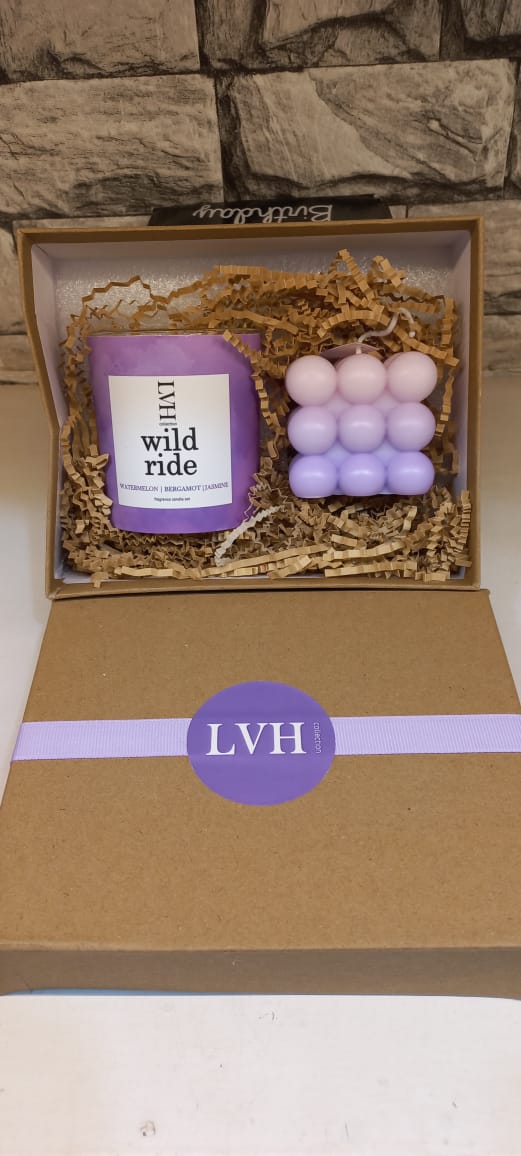 Summer Concrete Candle Gift Set