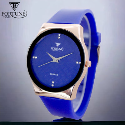 Fortune Time Quartz Round Dial Watch
