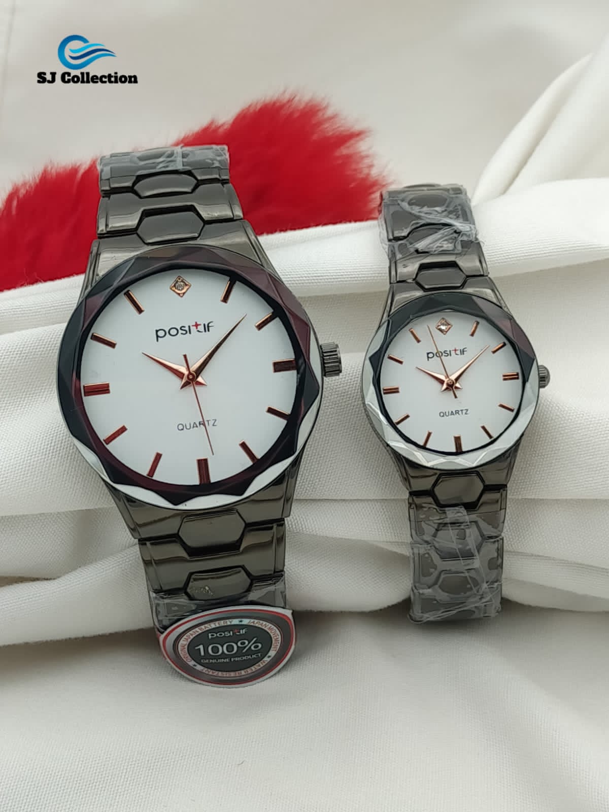 Positif Chain Pair Watch With Normal Box