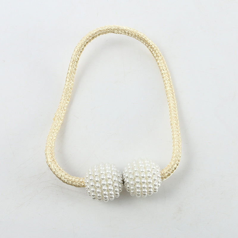 Magnetic Curtain Clip Bead Curtain Tie back Hanging Ball Curtain - (Random Color)