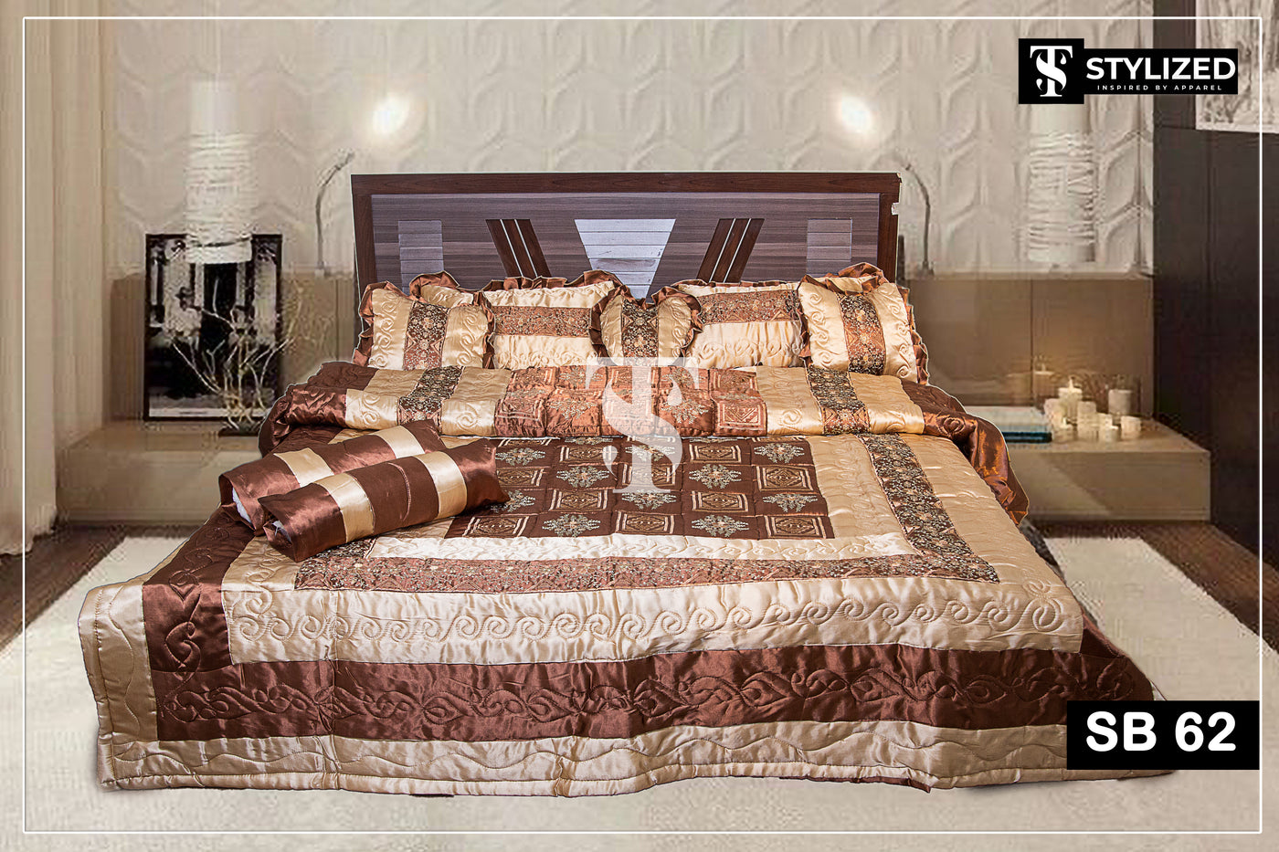 Silk Box Bridal Razai Set