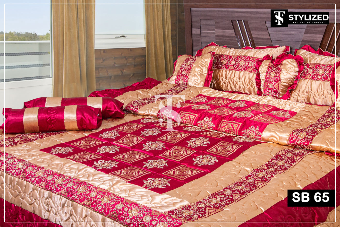 Silk Box Bridal Razai Set