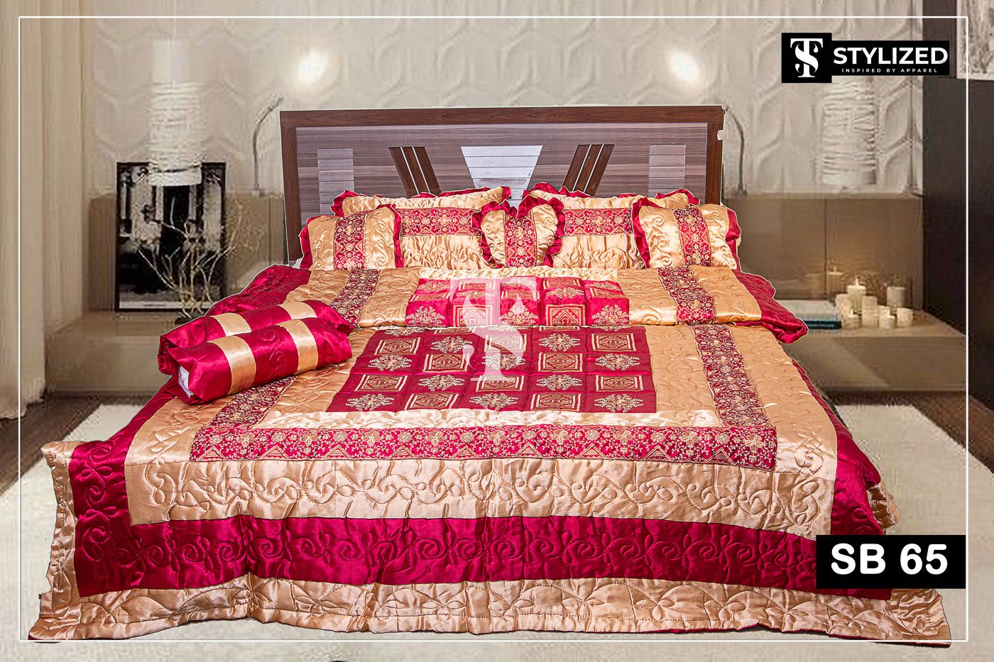 Silk Box Bridal Razai Set