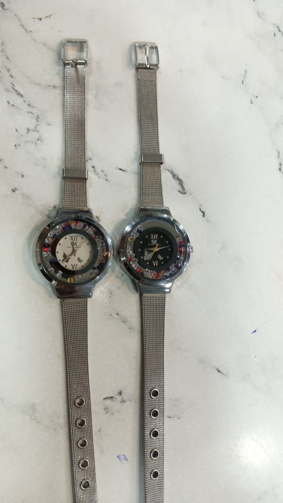 Fashion Eleven Klein Watch Black and White Dial for Women