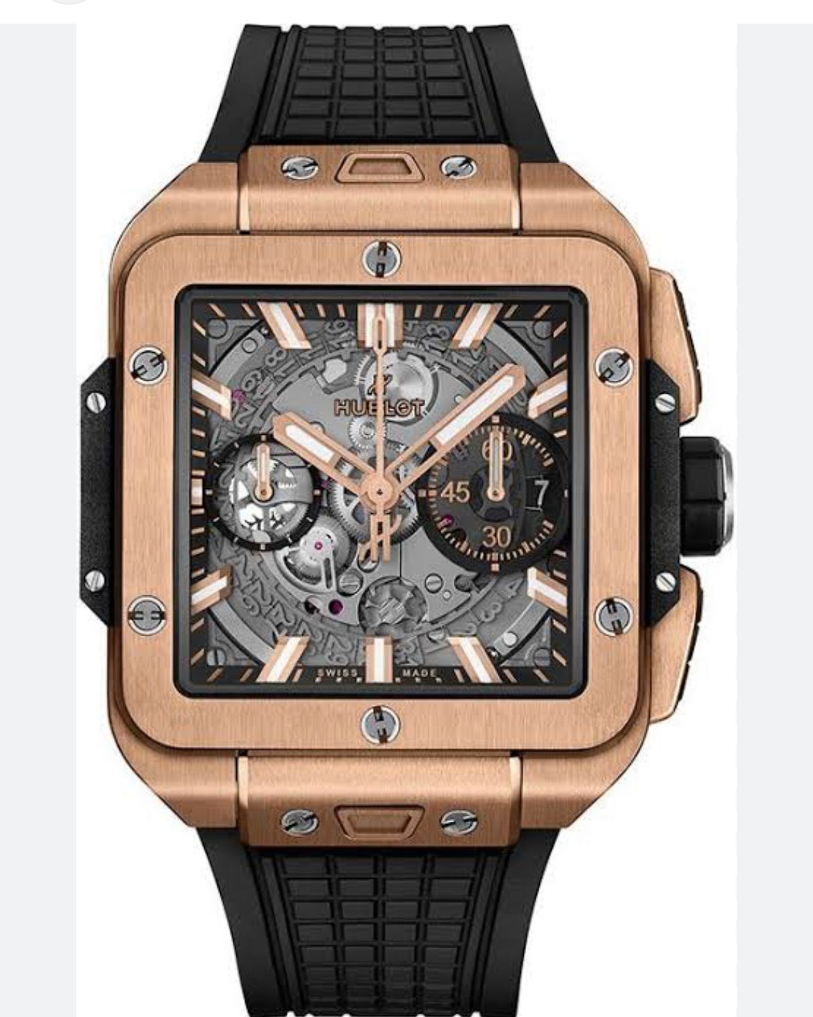Hublot Gents Watch Date working Powar Lock Different color available
