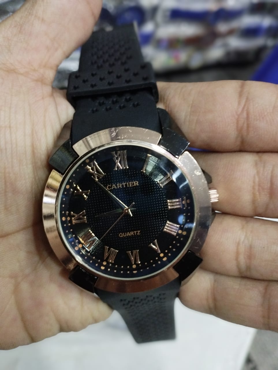 Pepsi Rubber Strap Gents Watch With Normal Box (Black)