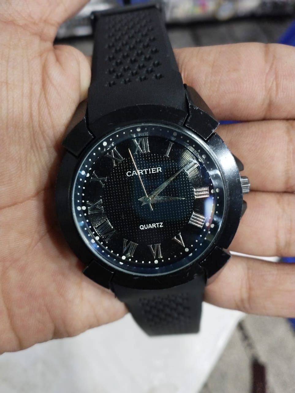 Pepsi Rubber Strap Gents Watch With Normal Box (Black)