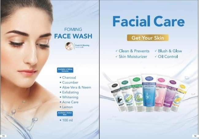 HIBA'S Collection Face Wash 100 ML Each (6 Types)