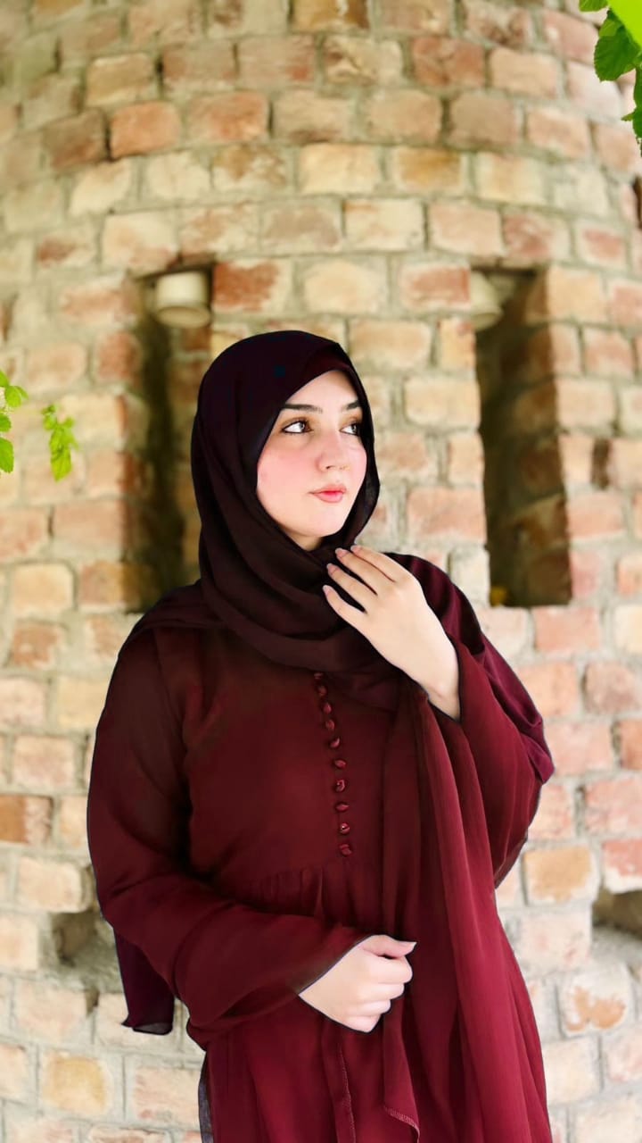 3 Pcs Beautiful Shafoon Maxi Suit for women and young girls