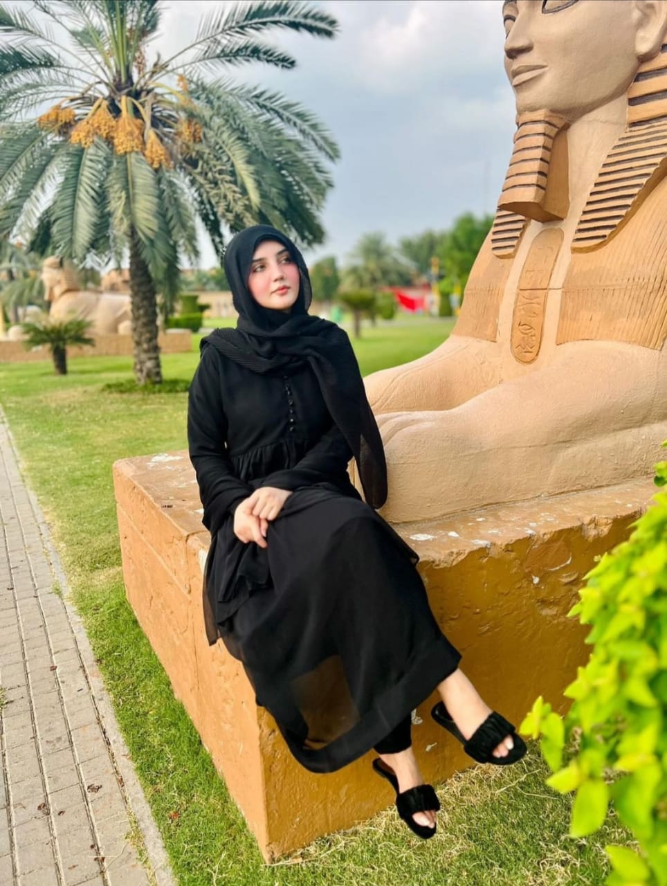 3 Pcs Beautiful Shafoon Maxi Suit for women and young girls