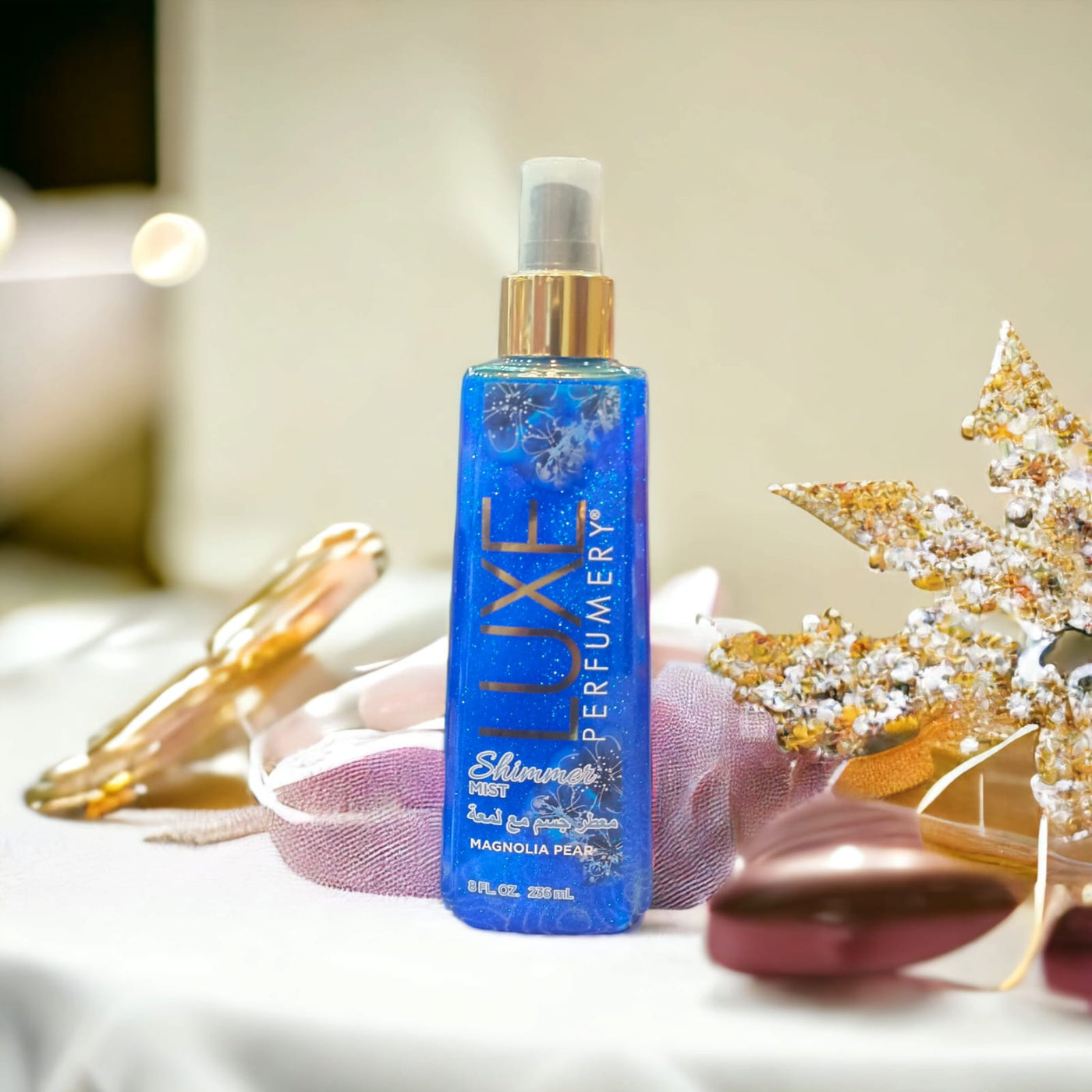 Luxe shimmer body mist available original USA
