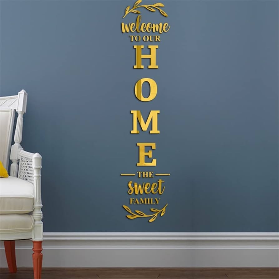 Home Sweet Home" Wall Stickers