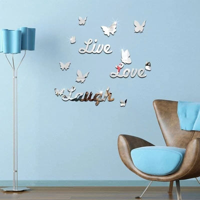 "Live, Love, Laugh" Wall Stickers