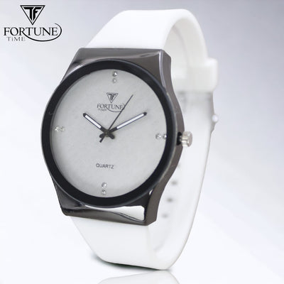 Fortune Time Quartz Round Dial Watch