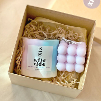 Summer Concrete Candle Gift Set