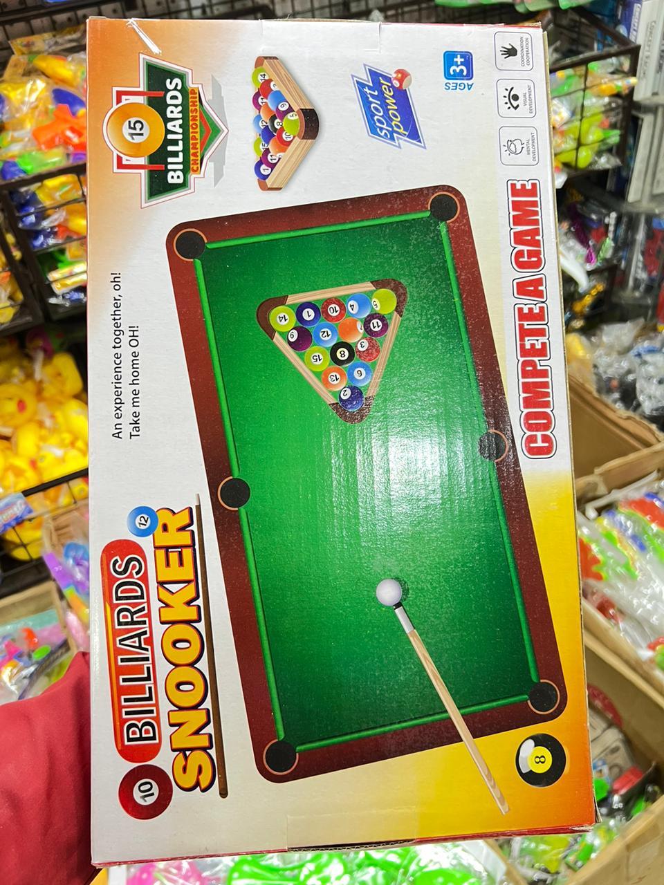 snooker big game  for kids