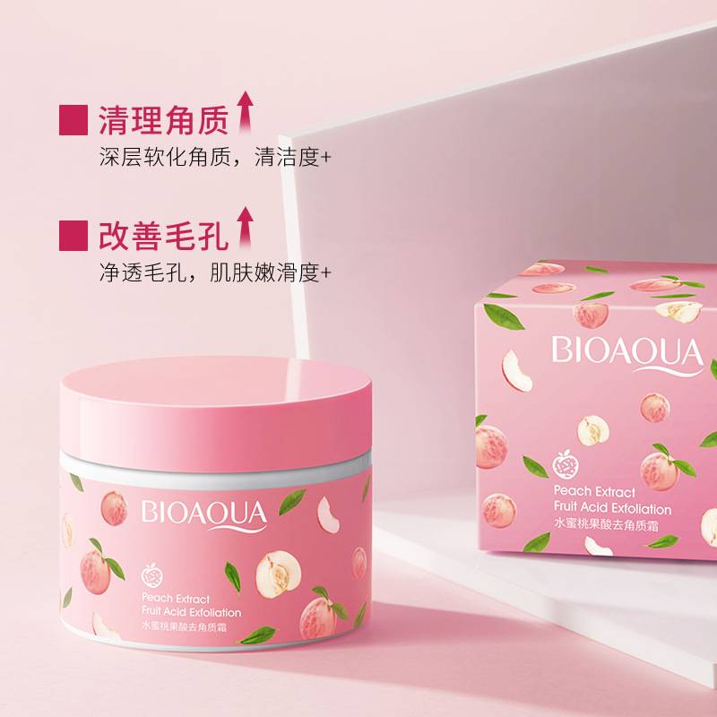 BIOAQUA Peach Exfoliating Face & body