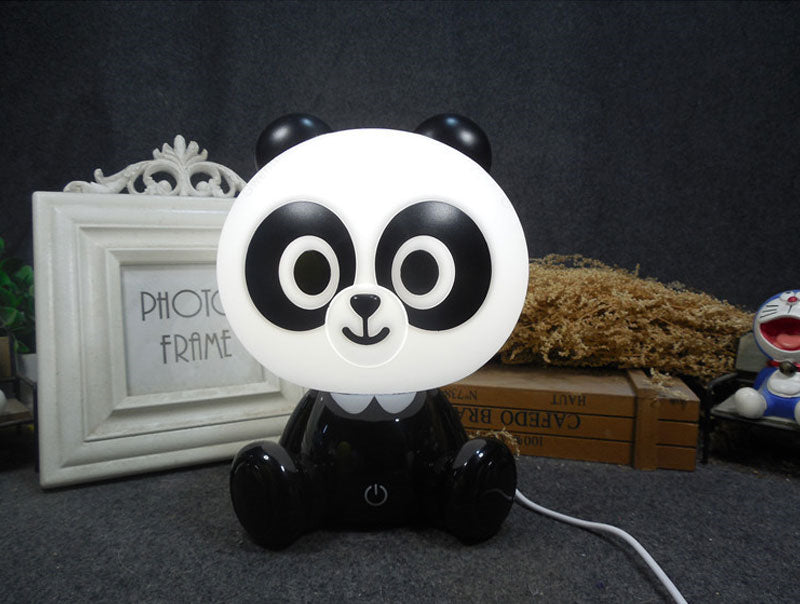 Panda &amp; Sally Chicken Night Lamp LED Cartoon USB Night Lights Children Table Lamps Baby Bedroom Bedside Home Decor Gift For Kids
